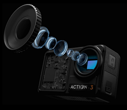 DJI Action 3 Sensor de 1/1.7 calidad de imagen óptima